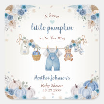 Zoete Kleine Pompoen Herfst Baby Shower