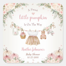 Zoete Kleine Pompoen Herfst Baby Shower
