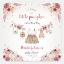 Zoete Kleine Pompoen Herfst Baby Shower