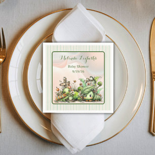 Zoete Kleine Rups Tuin Baby Shower Feest Servet