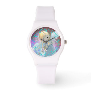 Zoete Kleine Ster Engel Fantasy Kunst Horloge