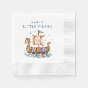 Zoete Kleine Viking Baby Shower Servet