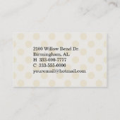 Zoete kleurrijke aangepaste mammie Kaart Contactkaartje (Achterkant)