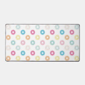 Zoete kleurrijke donut patroon bureaumat (Voorkant)