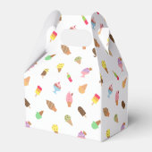 Zoete Kleurrijke Ice Cream Pattern Party Favor Box Bedankdoosjes (Achterkant)
