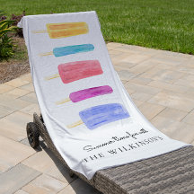 Zoete kleurrijke moderne zomer gepersonaliseerd