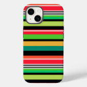 zoete kleurrijke strepen Case-Mate iPhone case (Achterkant)