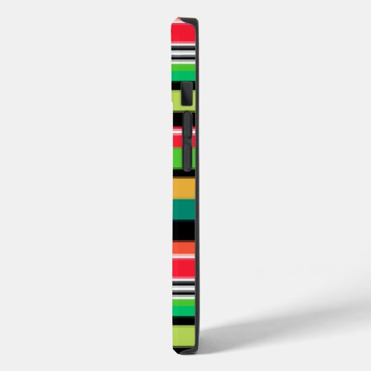 zoete kleurrijke strepen Case-Mate iPhone case (Achterkant / Links)