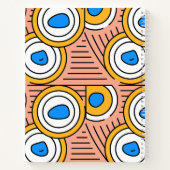 Zoete kleurrijke Tibetaanse geometrische patroon R Notitieboek (Achterkant)