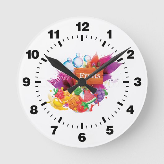 zoete klokvruchten ronde klok (Voorkant)