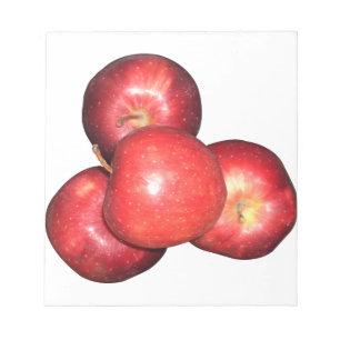 Zoete & Knapperige Rode Appels - Biologisch Fruit  Notitieblok