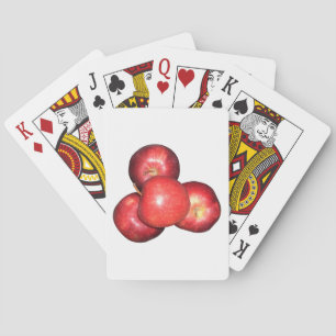 Zoete & Knapperige Rode Appels - Biologisch Fruit Pokerkaarten