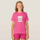 Zoete & Knuffelige Beer Kids T-Shirt (Voorkant volledig)