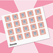 Zoete koala kinder Valentijnsdag stickers