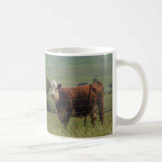 Zoete Koe in het veld Koffiemok