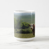 Zoete Koe in het veld Koffiemok (Center)