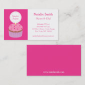 Zoete koekjes Roze Bevroren, Bakkerij Chef Visitekaartje (Voorkant / Achterkant)