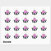 Zoete koffie ronde sticker (Vel)