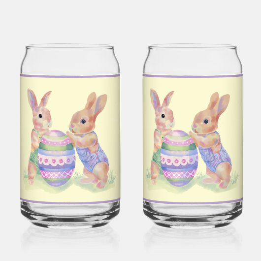 Zoete Konijn Frisdrank Glas (Voorkant)