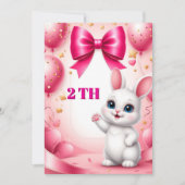 Zoete Konijn Verjaardagsthema 🐰 Kaart (Voorkant)
