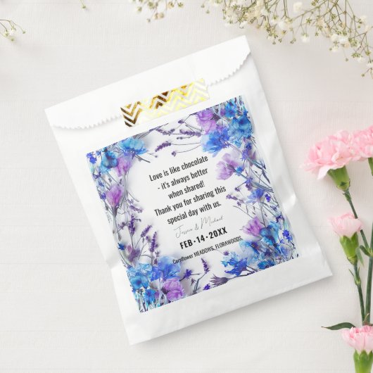 💍 Zoete Korenbloem Dromen Bedankzakje (Gezegeld)