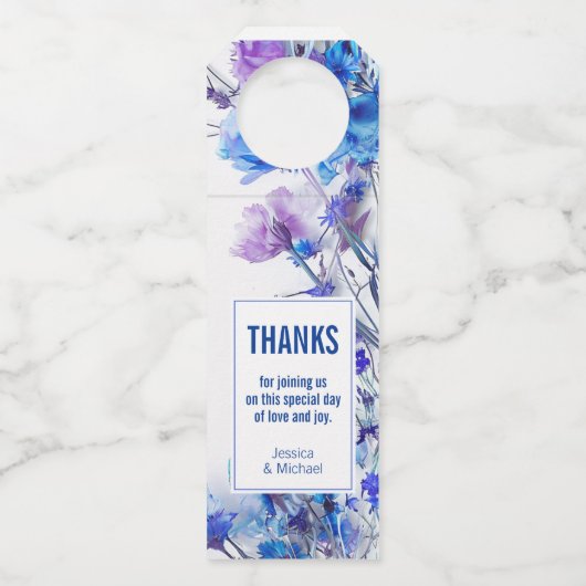 💍 zoete korenbloem dromen flessenhanger (Voorkant)