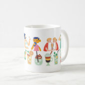 Zoete koude dranken waar mensen van houden koffiemok (Voorkant rechts)