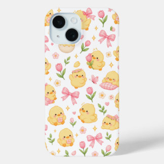 Zoete Kuiken & Boog Tuin iPhone 15 Case