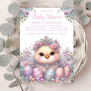 Zoete Kuiken Pasen Eieren Baby Shower Kaart