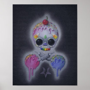 zoete kunst afdrukken poster