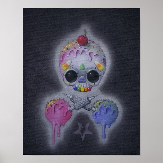 zoete kunst afdrukken poster (Voorkant)