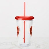 Zoete Kus Acryl Tumbler Drinkbeker (Rechts)