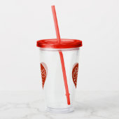 Zoete Kus Acryl Tumbler Drinkbeker (Links)