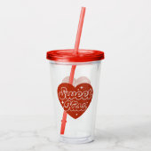 Zoete Kus Acryl Tumbler Drinkbeker (Achterkant)
