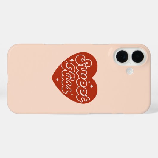 Zoete Kus Case-Mate iPhone Case (Achterkant (horizontaal))