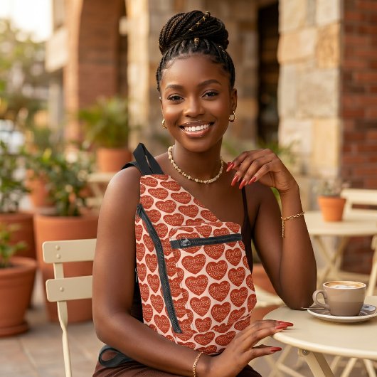 Zoete Kus Schoudertas Sling Bag