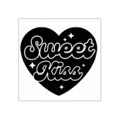 Zoete Kus Stempelkussen Rubberstempel (Afrduk)