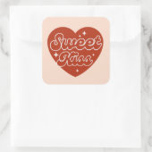 Zoete Kus Sticker (Tas)