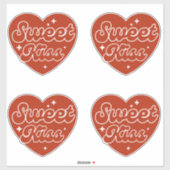 Zoete Kus Sticker (Vel)