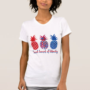 Zoete Land van de Vrijheid Ananas T-shirt
