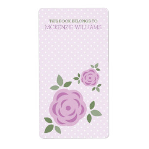 Zoete Lavendel Floral Etiket