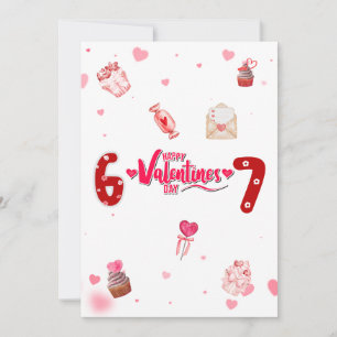Zoete Leckernijen en Gelukkige Harten Gelukkig Val Feestdagenkaart