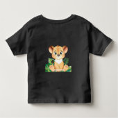 Zoete Leeuw in het Wild Kinder Shirts (Achterkant)