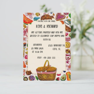 Zoete lekkernijen Mooie gebakjes Save The Date
