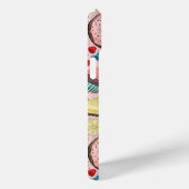 Zoete lekkernijen op roze Case-Mate iPhone case (Achterkant / Rechts)