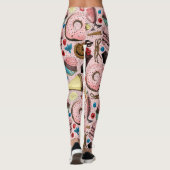 Zoete lekkernijen op roze leggings (Achterkant)
