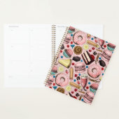 Zoete lekkernijen op roze planner (Display)