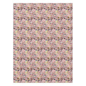 Zoete lekkernijen op roze tafelkleed (Voorkant)