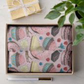 Zoete lekkernijen op roze tissuepapier (Geschenk)