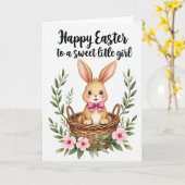 Zoete Lente Creatuur Kaart (Gele Bloem)